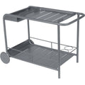 Luxembourg Side Bar/trolley Bar, Storm Grey - Small Tables & Side Tables Outdoor - Frédéric Sofia - Grey - Metal