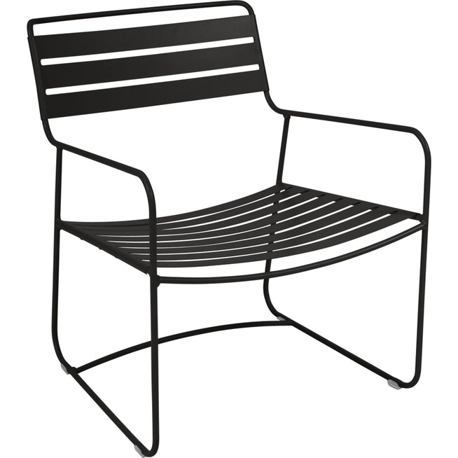 Photo of Surprising Armchair, Liquorice - Outdoor dining chairs - Harald Guggenbichler - Black - Metal