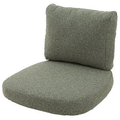 Thumbnail photo of Sense/moments Lounge Chair Cushion Set Indoor - Outdoor Cushions - Dark Green - Cane-line Wove - W: 72 X D: 83 X H: 21 cm