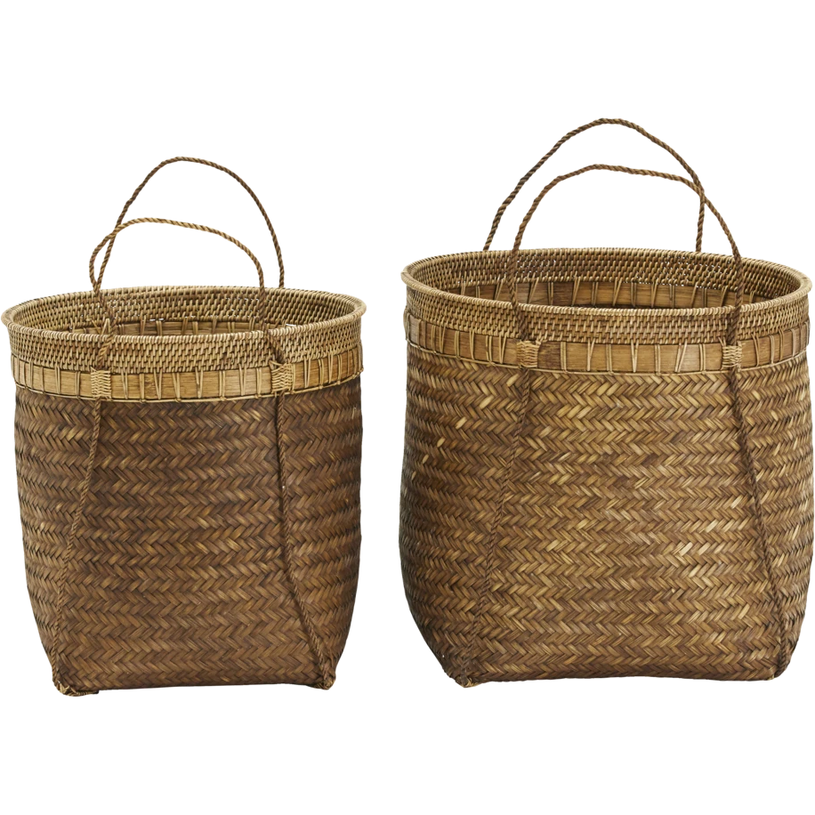 Bali baskets - set of 2 pieces