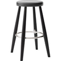 Ch58 Bar Stool - Black Lacquered Oak