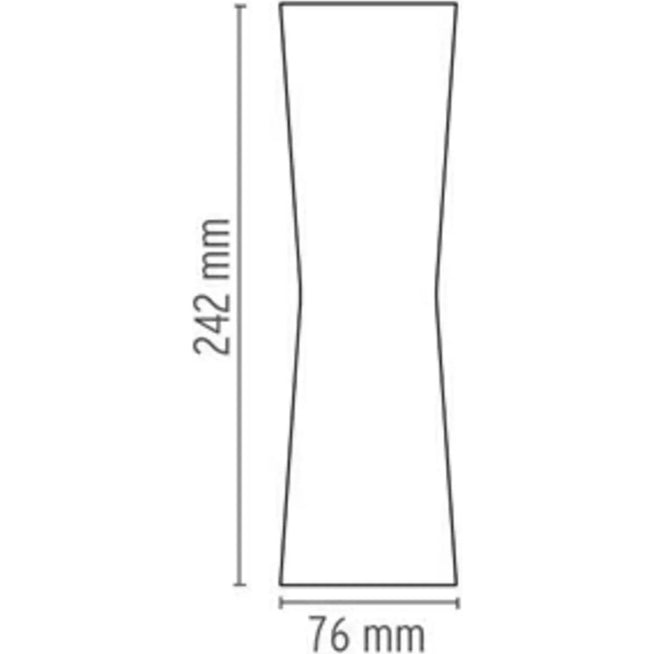 Photo of Clessidra 20°+20° Outdoor Wall Lamp