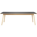 Thumbnail photo of C35c Dining Table 95x220 Cm Black-oak Nature Lacquered