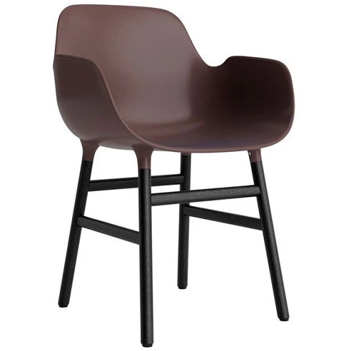 Photo of Form Armchair Wood - Spisebordsstol - Black Oak / 3