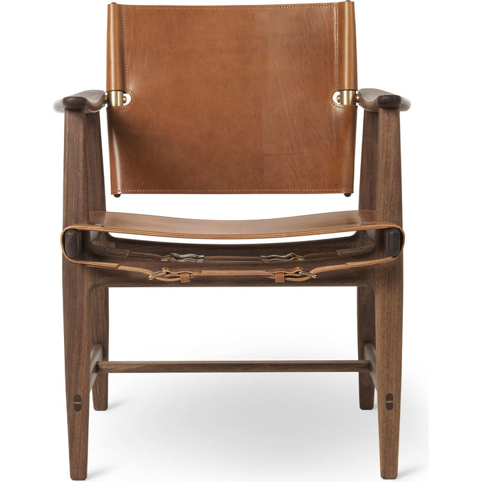 Photo of Bm1106 Huntsman Chair Konjac-Oiled Walnut-Brass