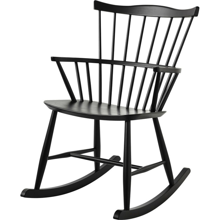 Photo of Børge Mogensen Rocking Chair - J52g - Black