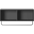 Coat Shelf With Clothes Rack - Anthracite - Coat Hooks & Hangers