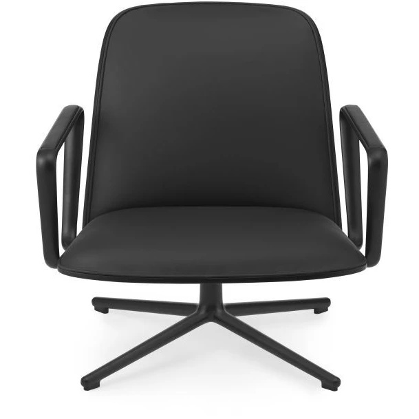 Photo of Pad Lounge Chair Low Swivel Black Ash & Black Alu Tilt