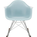 Eames Plastic Armchair Rar - 23 Ice Grey - Chrome Base - Dark Maple - Matstolar - Charles & Ray Eames - Grå - Metall/trä/plast