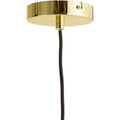 Thumbnail photo of Hanging Lamp Gold Finished Glass