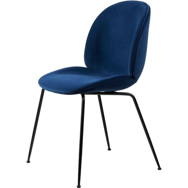 Photo of Beetle Dining Chair, Fully Upholstered, Conic Base