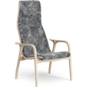 Lamino Arm Chair White Pigmented Oak/sheep Skin