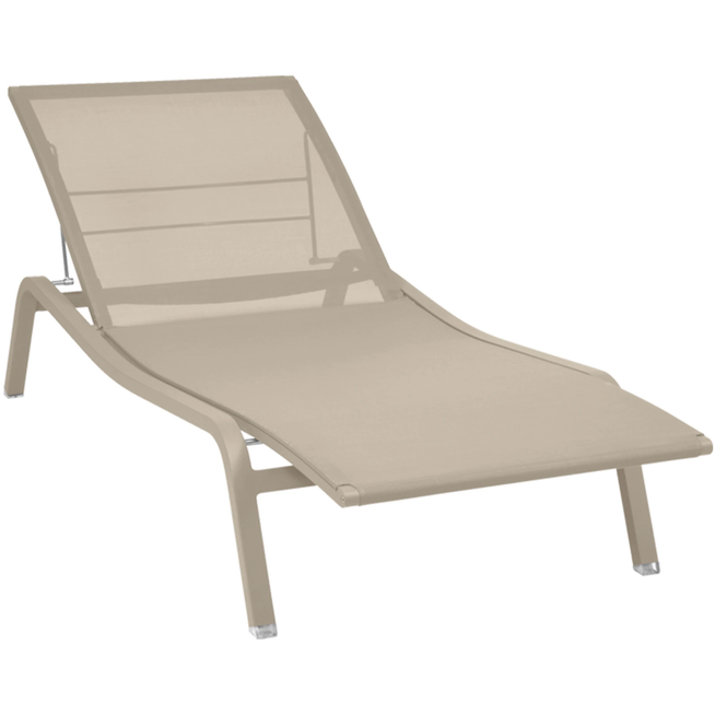 Photo of Alizé Sunlounger Nutmeg - Sun loungers & loungers - Pascal Mourgue - Metal