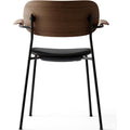 Thumbnail photo of Co Chair Armrest Black Steel Base Dark Stained Oak, Dakar 0842 - Matstolar - Norm Architects - Brun - Läder/metall/trä