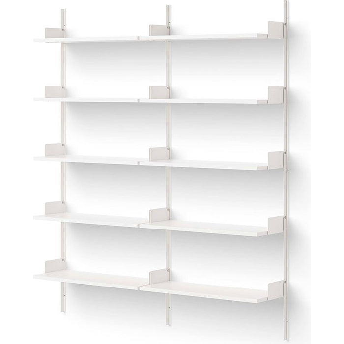 Photo of New Works Library Shelf - Reolsystem - White / White - H190 X W163.5 X D30.5 Cm