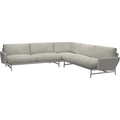 Thumbnail photo of Lissoni Pl115 Corner Sofa Clay 012-Stainless Steel
