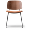 Søborg 3061 Metal Base Chair - Upholstered Seat