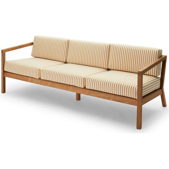 Photo of Virkelyst 3-seater Golden Yellow Stripe - Soffor - Says Who