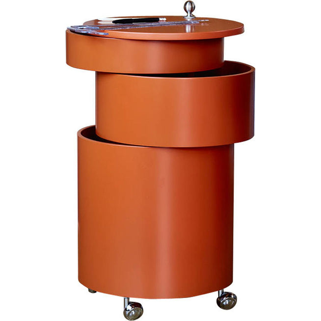 Photo of Barboy Storage - Orange - Moulded Painted Mdf - Side Table - Mdf/metal