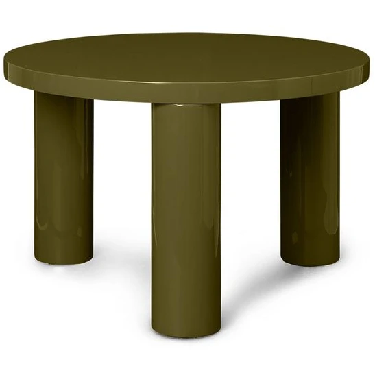Photo of Post Coffee Table - Sofabord - Small - Olive - Ø65 X H41,4 Cm