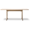 6293 C18 Mogensen Shaker Dining Table 220x90 cm - Oiled Smoked Oak