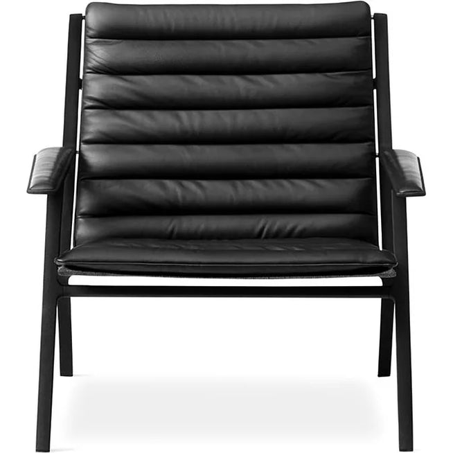 Photo of Vipp456 Loungefåtölj Black Aluminium-black Leather