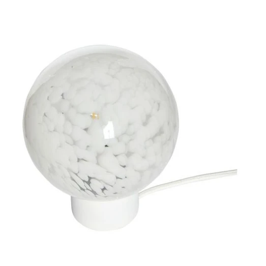Photo of Table Lamp Glass / Metal - White