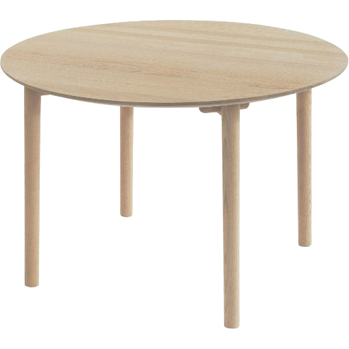 Photo of Skagerak Hven Dining Table Ø110 from Fritz Hansen (White Oiled Oak)