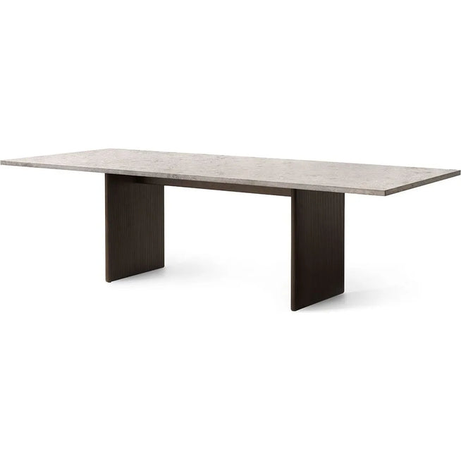 Photo of Vipp496 Cabin Matbord 250x100x72,5 Cm Stone Top-dark Oak