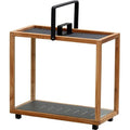 Thumbnail photo of Lightlux Lantern With Teak - Lava Grey - Aluminium