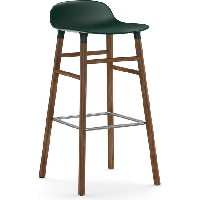 Photo of Form Bar Stool 75 Cm Walnut