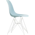 Eames Plastic Chair Dsr - 23 Ice Grey - White Base - Matstolar - Charles & Ray Eames - Grå - Metall/plast