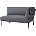 Thumbnail photo of Conical 2-pers. Sofa, Venstremodul - Airtouch, Grey