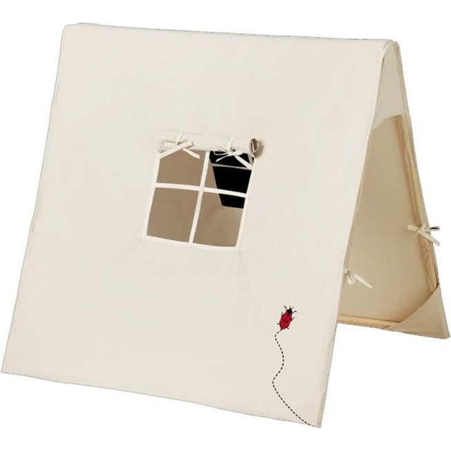 Photo of Tent - Telt - Ladybird Embroidered/natural - Large - W100 X H100 Cm
