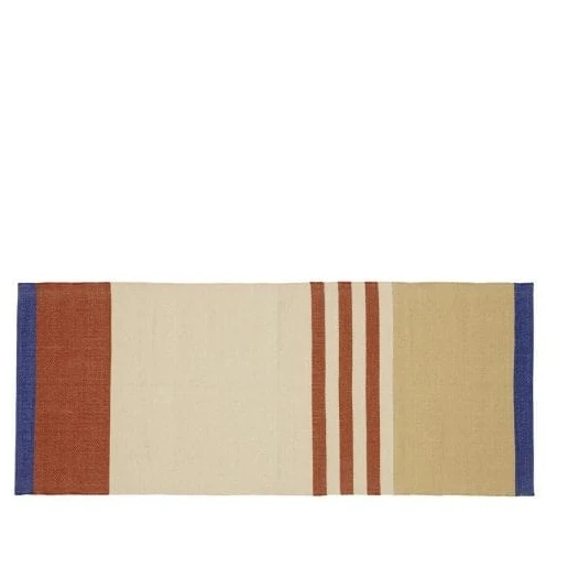Photo of Rug Cotton - Beige/Sand/Red/Blue