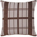 Thumbnail photo of Checker Pillow Brown Incl. Filling