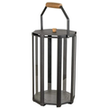 Thumbnail photo of Lightlux Lantern M/teak - Lantern - Lava Grey, Aluminium