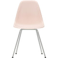 Eames Plastic Chair Dsx - 41 Pale Rose - Chrome Base - Matstolar - Charles & Ray Eames - Rosa - Metall/plast