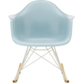 Eames Plastic Armchair Rar - 23 Ice Grey - White Base - Golden Maple - Matstolar - Charles & Ray Eames - Grå - Metall/trä/plast