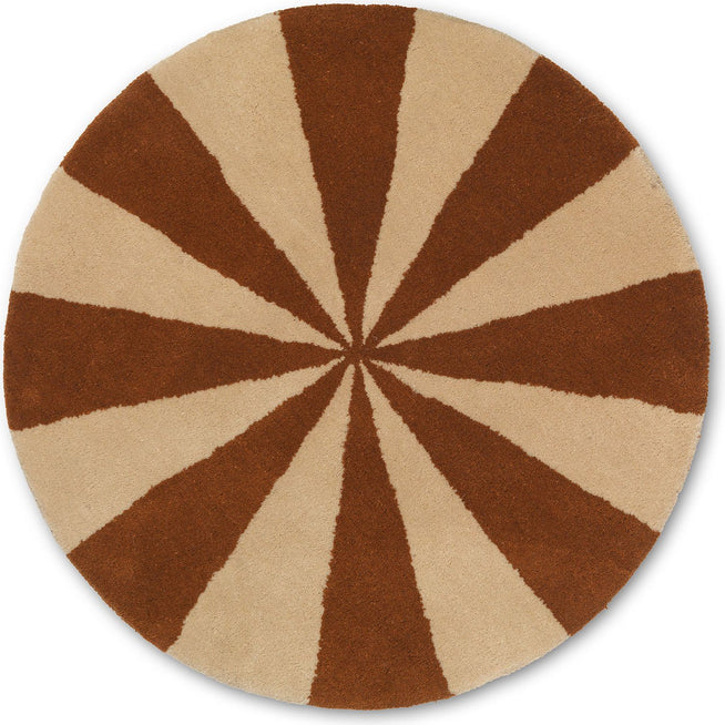 Photo of Arch Tufted Rug - Children's Rug - Dark Brick