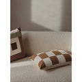Thumbnail photo of Fold Patchwork Pude - Pude - Coffee/undyed - W60 X D1 X H40 Cm