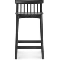 Thumbnail photo of Pind Barstool 65 Cm - Barstol - Black Stained Ash - W44.5 X D45 X H81.5 Cm