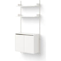 Wall Shelf 1900 Cabinet Tall w. Doors