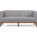 Ej315 Sofa 1542 By Erik Ole Jørgensen - 2 Personers Sofa - Foss 722 / Light Oiled Oak - W180 X D77 X H81 X Sh43 Cm