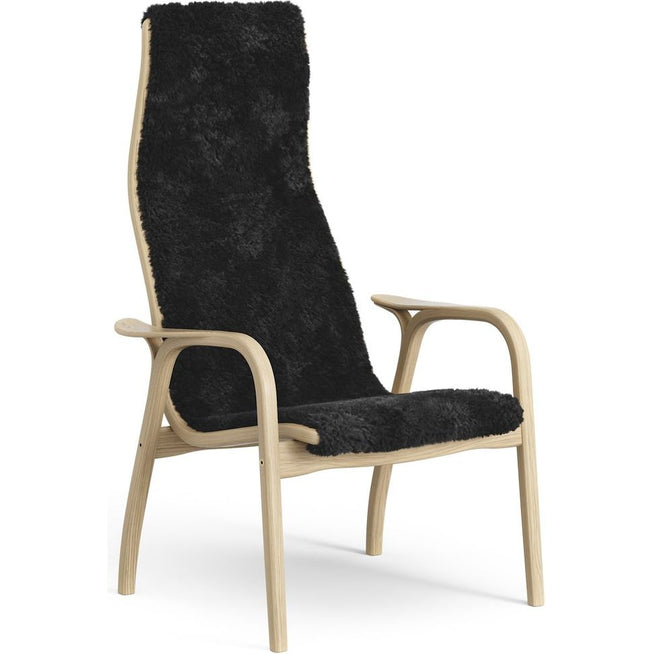 Photo of Lamini Children's Arm Chair Laquered Oak/sheep Skin
