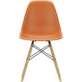 Eames Plastic Chair Dsw - 43 Rusty Orange - Ash Honey Tone - Matstolar - Charles & Ray Eames - Orange - Metall/trä/plast