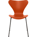 Thumbnail photo of 3107 Seven, Coloured Ash, Venetian Red, Underframe Warm Graphite - Dining chairs - Arne Jacobsen - Red - Metal/wood