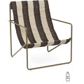 Thumbnail photo of Desert Chair - Lænestol - Olive/off-white/chocolate - W63 X H77,5 X D66 Cm