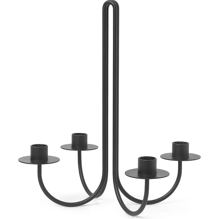 Photo of Sway Candelabra - Lysestage - Black - W23,5 X H30,2 X D18,2 Cm