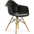 Eames Plastic Armchair Daw - 23 Ice Grey - Golden Maple - Matstolar - Charles & Ray Eames - Grå - Metall/trä/plast